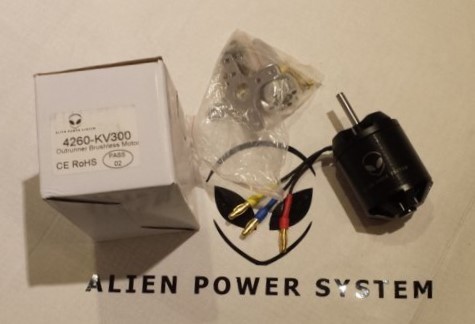 APS Brushless Outrunner Motor 4260S 100Kv with Sensor