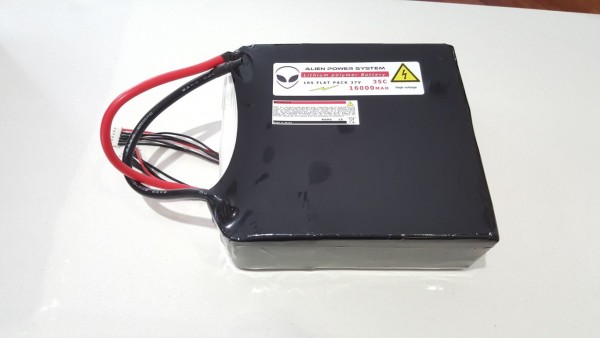 APS 10S 16000mAh 35C LiPo Battery - Flat configuration